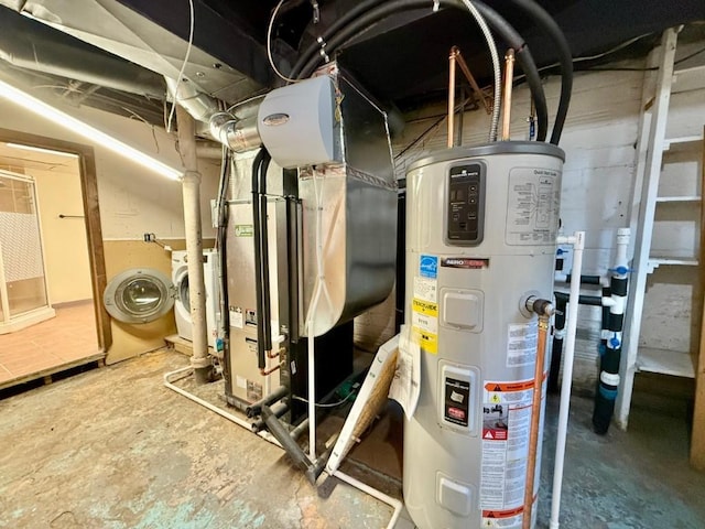 423 S 7th Ave, Iowa City, IA 52245 - utilities with hybrid water heater and washer / dryer