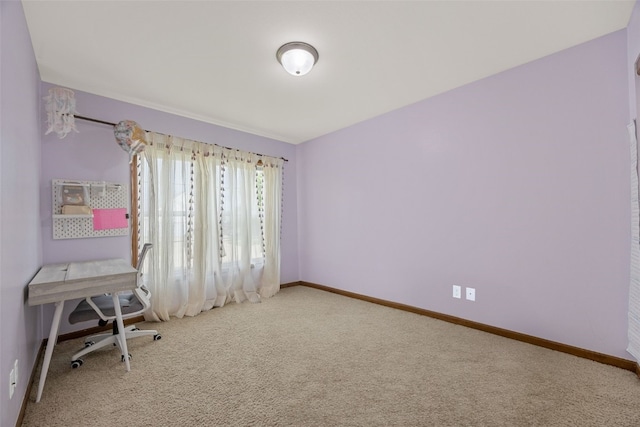 615 34th Ave, Marion, IA 52302 - office area with carpet flooring and baseboards