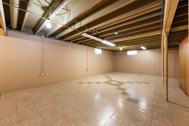 360 29th St NW, Cedar Rapids, IA 52405 - basement with tile patterned floors