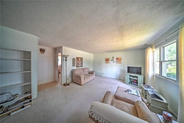 1011 Regent St NE, Cedar Rapids, IA 52402 - living room with a textured ceiling and carpet flooring