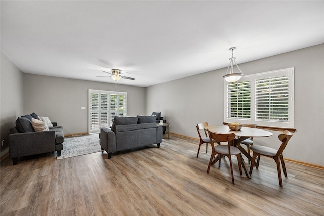 1458 Tower Ln NE Unit 12, Cedar Rapids, IA 52402 - living room with light wood-style floors and ceiling fan