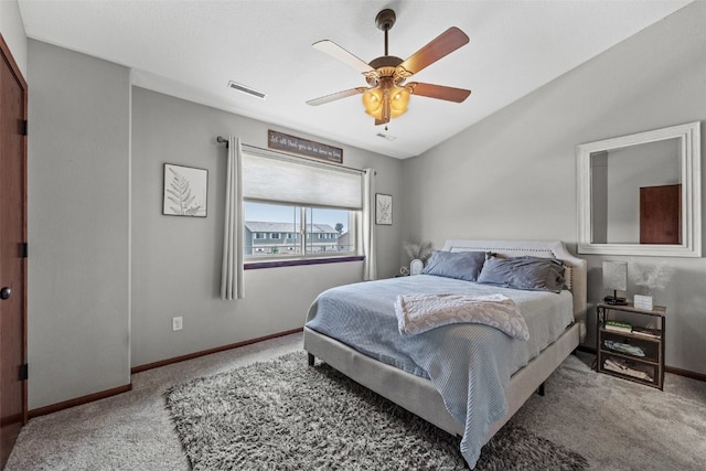 3221 English Cove Ln, Marion, IA 52302 - carpeted bedroom featuring baseboards and a ceiling fan
