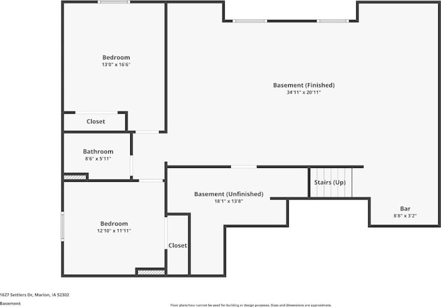 1627 Settlers Dr, Marion, IA 52302 - view of home floor plan