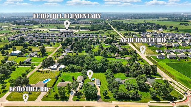 2153 Echo Hill Rd, Marion, IA 52302 - aerial view