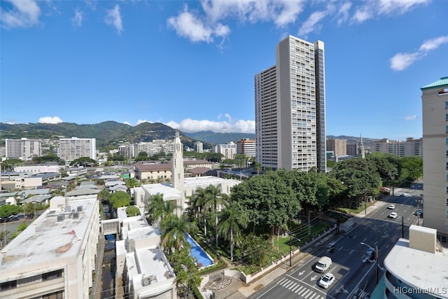 city view featuring a mountain view