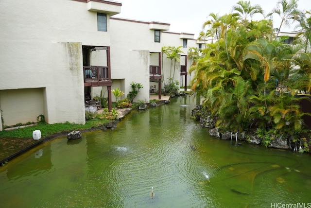 view of water feature