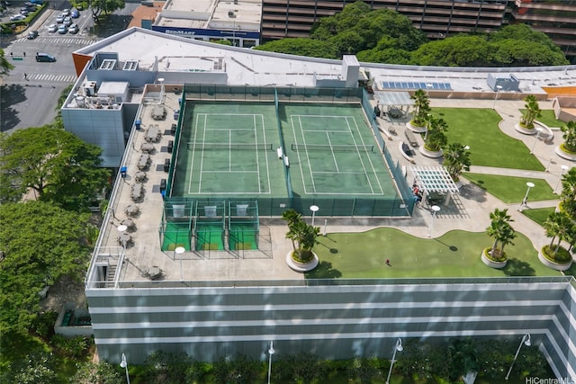 aerial view