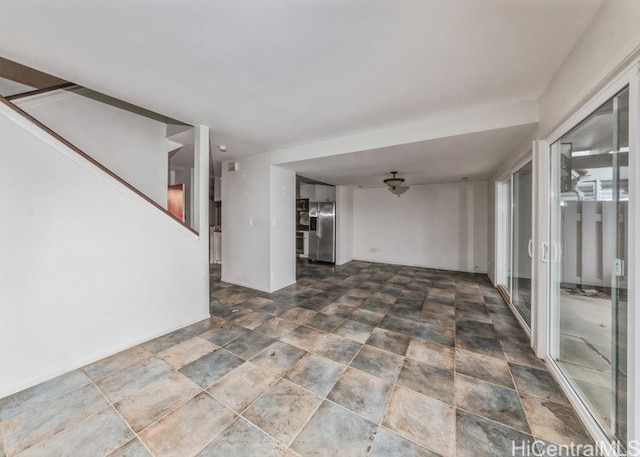 view of unfurnished living room