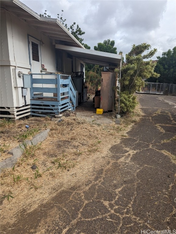 view of property exterior