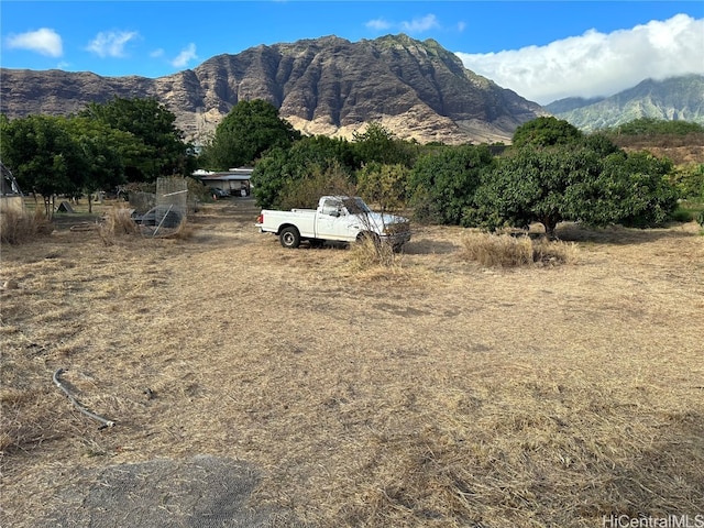 view of mountain feature