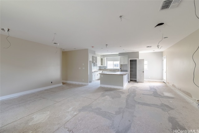 view of unfurnished living room