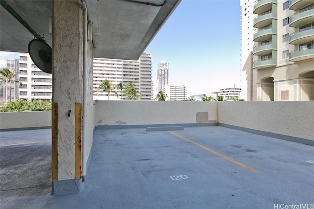 view of patio / terrace featuring a balcony