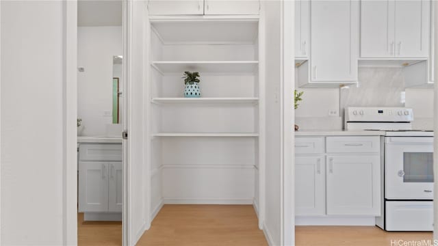 view of pantry