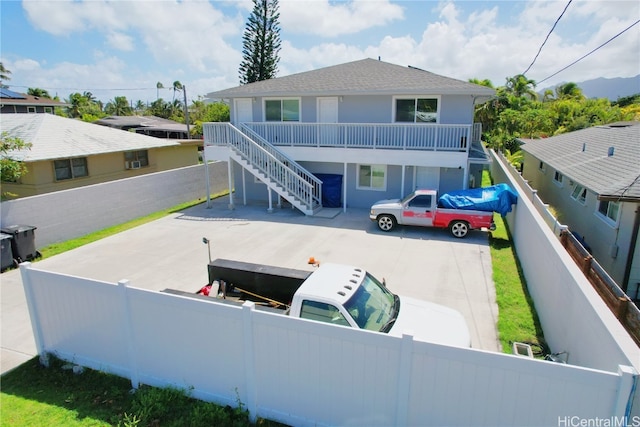 view of rear view of house