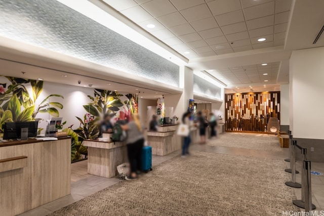 view of community lobby