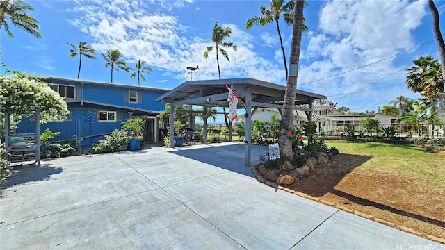 84-879 Moua St, Waianae, HI 96792 - view of patio / terrace featuring a carport