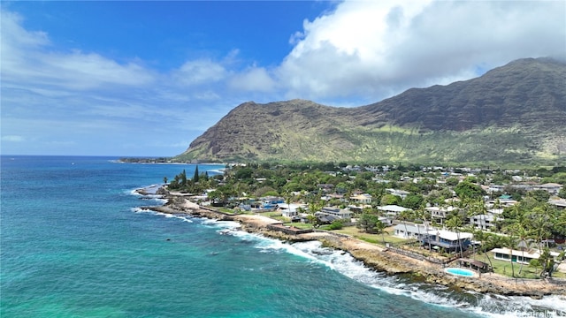 84-879 Moua St, Waianae, HI 96792 - exterior space featuring a water and mountain view