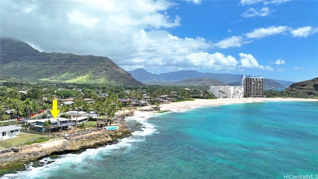 84-879 Moua St, Waianae, HI 96792 - water view featuring a mountain view