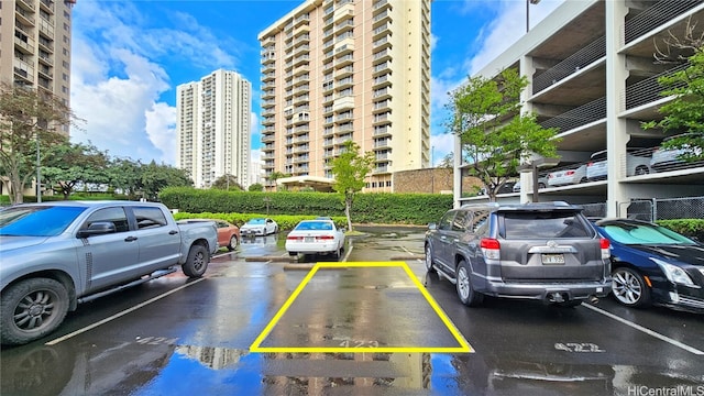 view of car parking