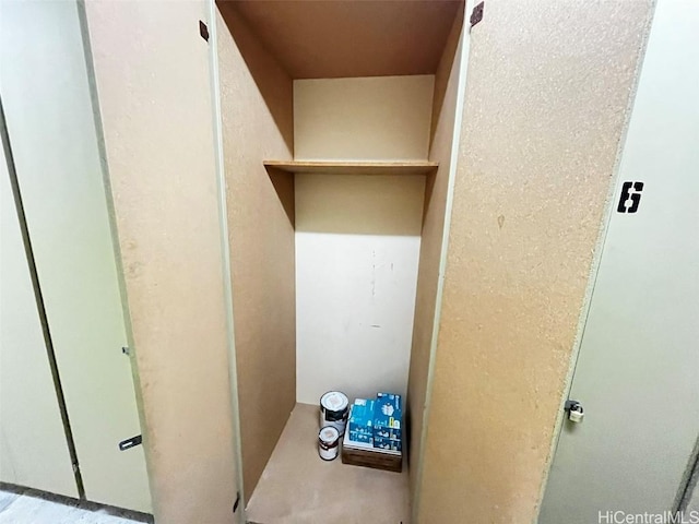 view of closet