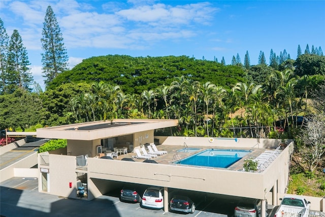 view of pool