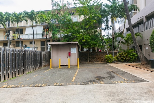 view of car parking