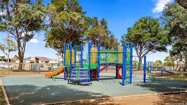 view of play area