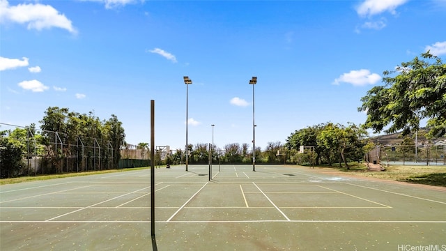 view of sport court