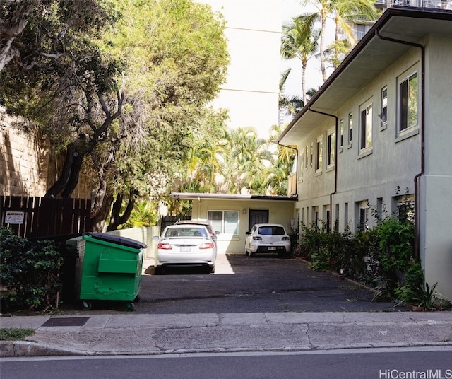 view of property exterior