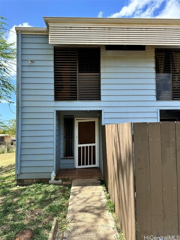 view of rear view of house