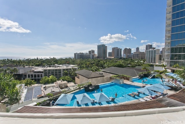 view of pool