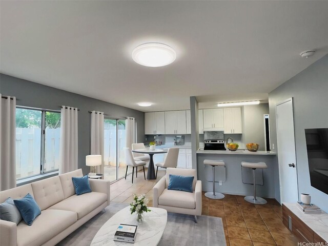 91-1021 Kuina St Unit 119, Ewa Beach, HI 96706 - living room featuring tile patterned floors