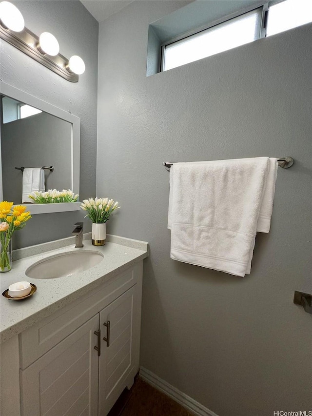 91-1021 Kuina St Unit 119, Ewa Beach, HI 96706 - bathroom with baseboards and vanity