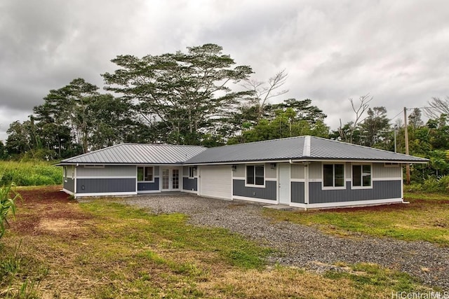 view of ranch-style home