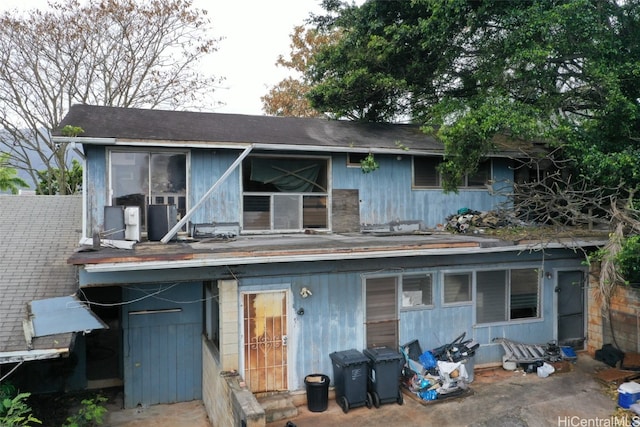 view of rear view of property