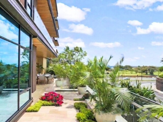 view of yard featuring a patio