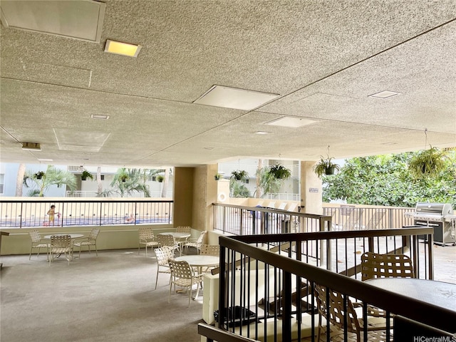 2215 Aloha Dr Unit 701, Honolulu, HI 96815 - view of patio featuring outdoor dining area, area for grilling, and stairs