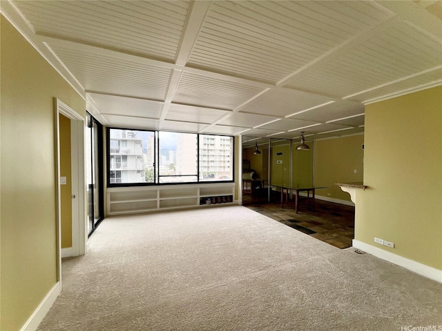 2215 Aloha Dr Unit 701, Honolulu, HI 96815 - carpeted empty room with baseboards