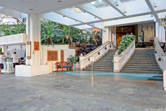 view of community lobby