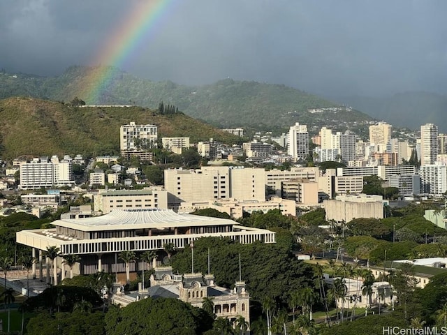 city view featuring a mountain view