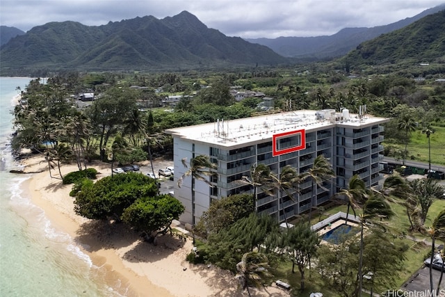 property view of mountains with a water view