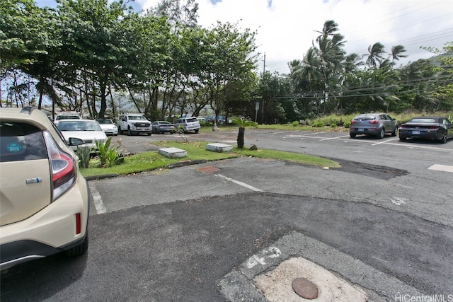 view of parking / parking lot