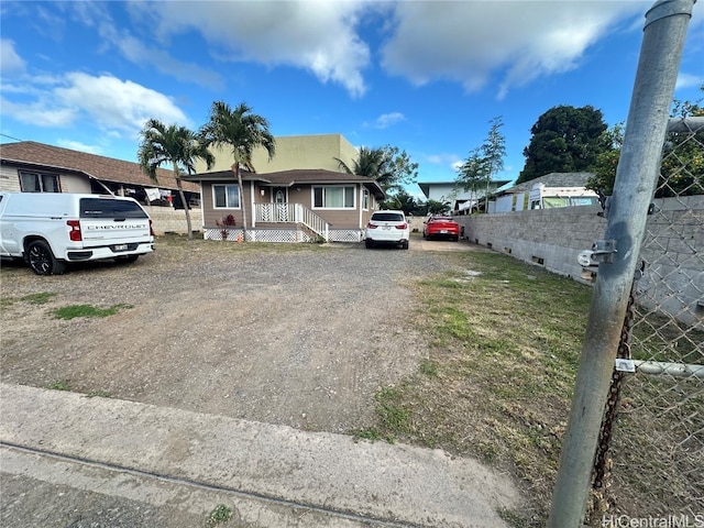 view of front of home