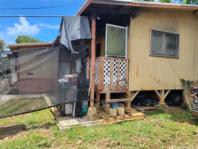 view of home's exterior