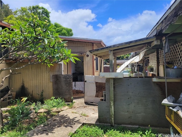 view of side of home