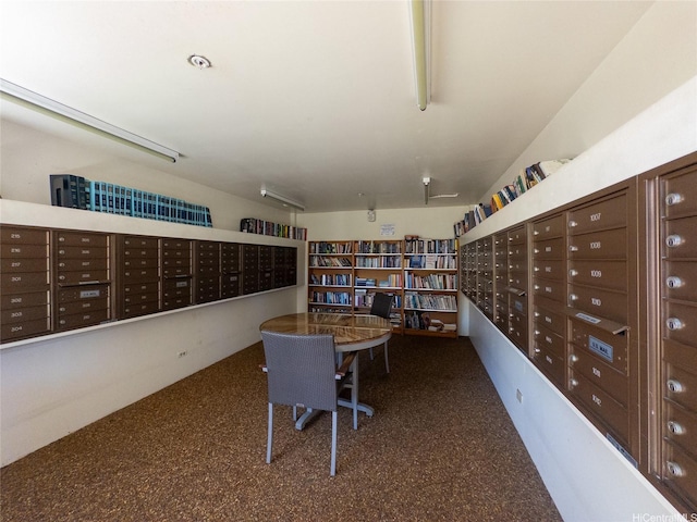 view of community featuring mail area