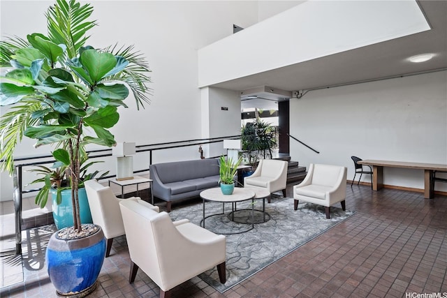 common area featuring stairway