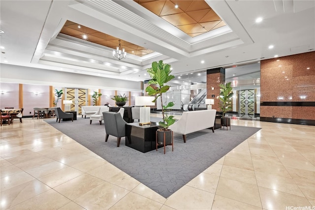 view of community lobby