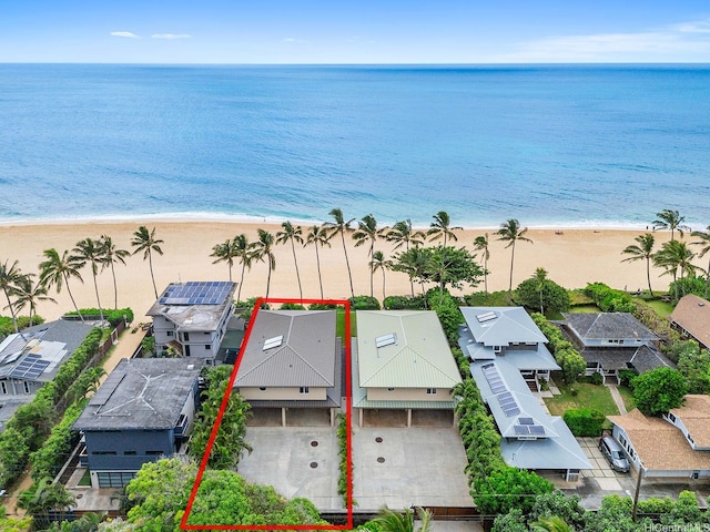 59-355 Ke Nui Rd, Haleiwa, HI 96712 - aerial overview of property's location with property boundaries highlighted and extended coastline