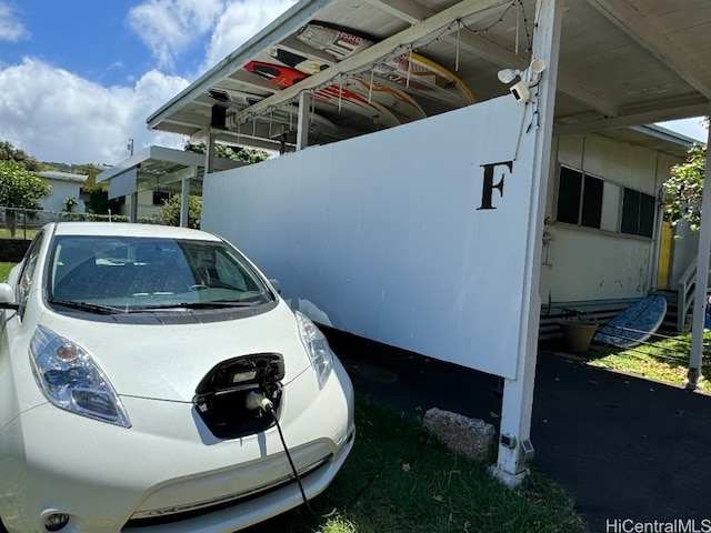 view of car parking